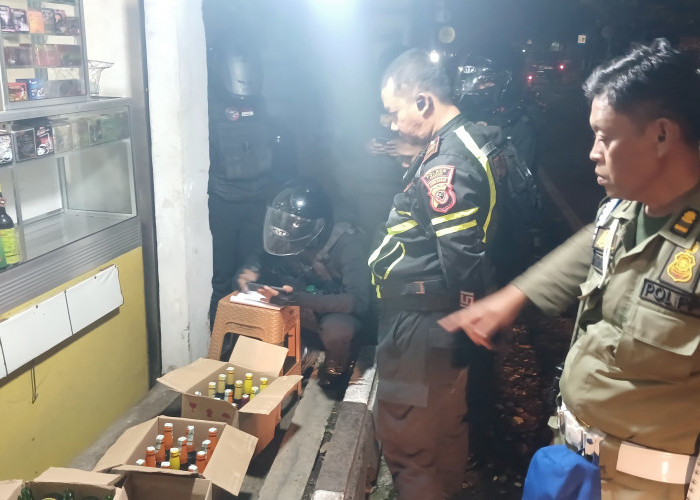 Polres Cianjur Gencarkan Razia Miras Jelang Puasa Ramadan