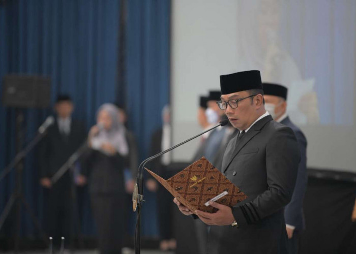 Ridwan Kamil Lantik 154 Kepala Sekolah dan 27 Pejabat Fungsional di Lingkungan Pemda Provinsi Jabar