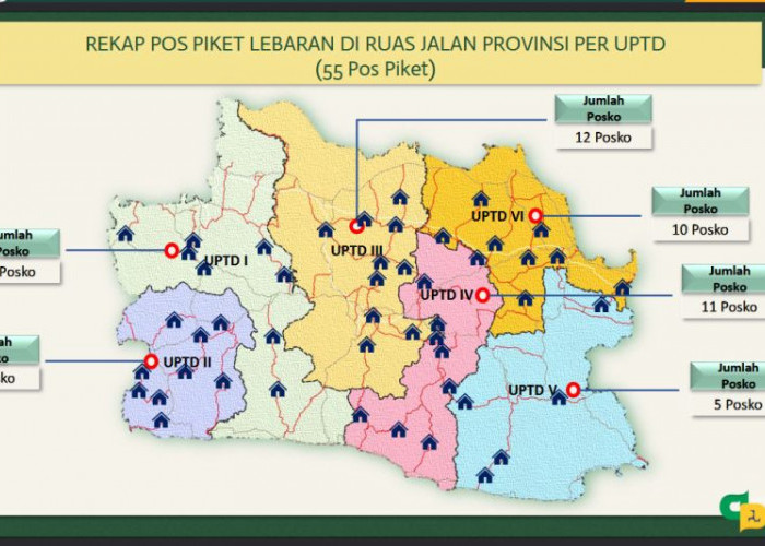 Pemprov Siapkan 55 Posko Piket Lebaran di Seluruh Jawa Barat