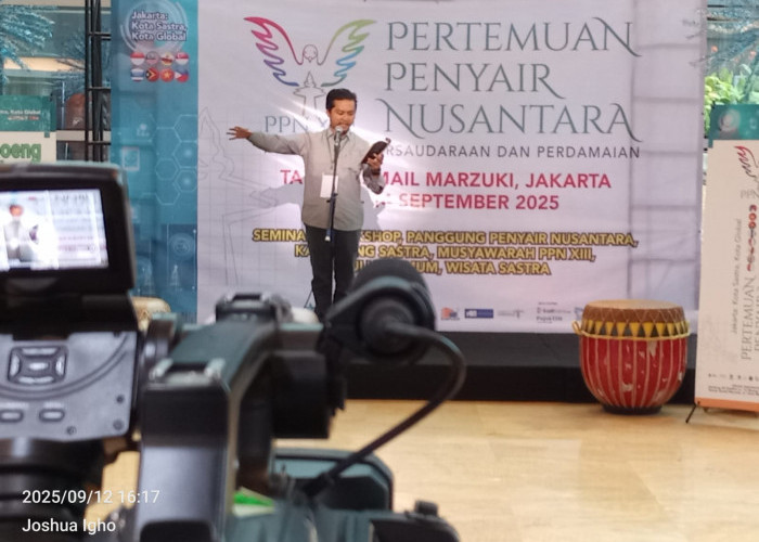 Penyair Ihsan Subhan Ikuti Pertemuan Penyair Nusantara ke-13 di Jakarta