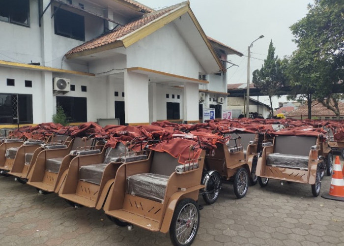 120 Becak Listrik Bantuan Prabowo Tiba di Cianjur, Penerima Bakal Ikuti Pelatihan