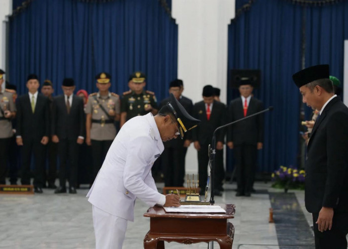 Hery Antasari Resmi Dilantik  Jadi Penjabat Wali Kota Bogor, Ini Permintaan Bey
