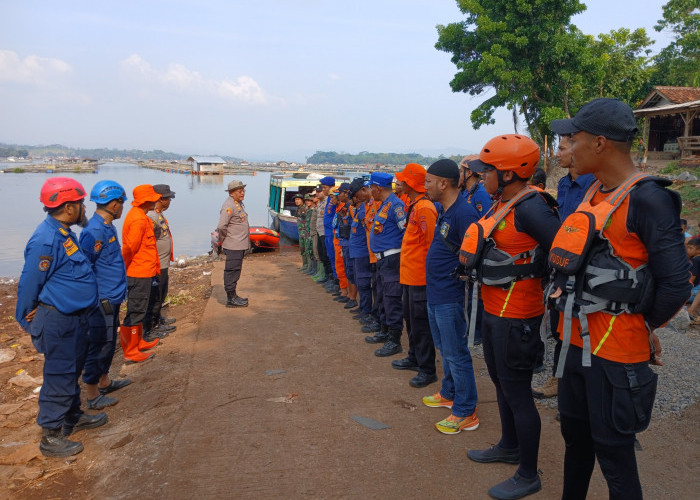 Pedagang Kopi Diduga Tenggelam di Waduk Cirata, Tim SAR Lakukan Pencarian