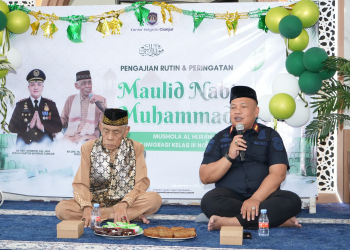 Peringati Maulid Nabi Muhammad SAW, Imigrasi Cianjur Perkuat Nilai Keimanan dan Kepedulian Sosial