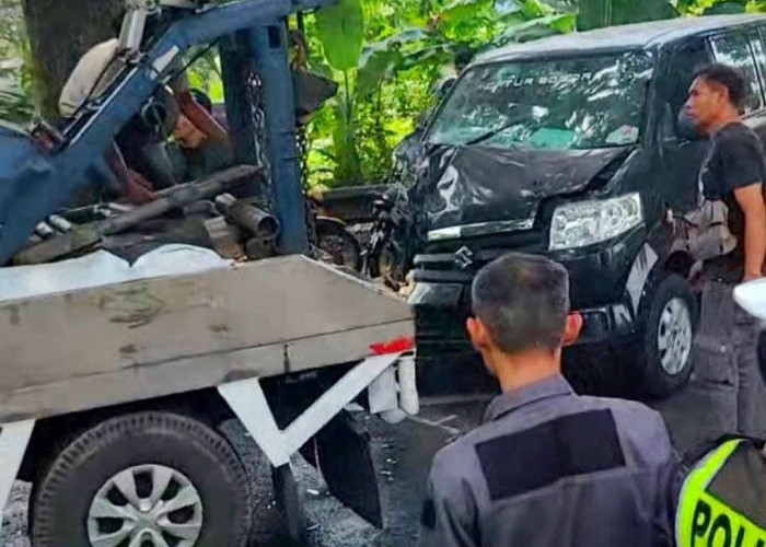 Tabrakan Beruntun di Cugenang Libatkan Empat Kendaraan, Lalu Lintas Sempat Tersendat