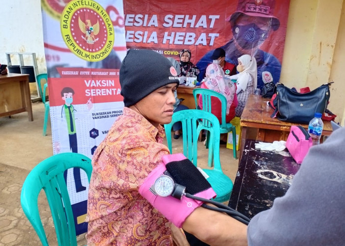 BIN RI Gebyar Vaksinasi Covid-19 Massal di Enam Desa Kecamatan Campaka Cianjur