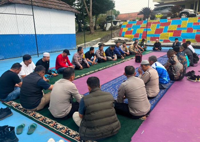 Polsek Pacet Cianjur Gelar Syukuran Lapangan Voli Jelang Kapolres Cup