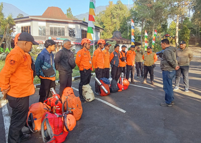 BPBD Cianjur Kerahkan Tim Padamkan Kebakaran di Gunung Gede