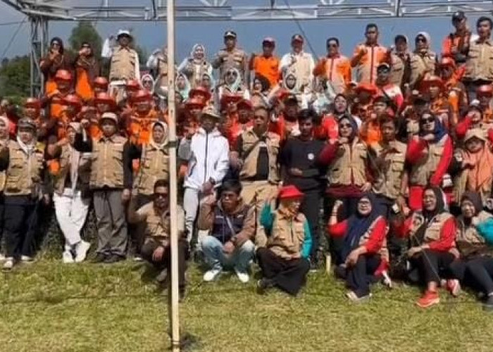 BPBD Cianjur Peringati Bulan PRB 2025 di Sarongge Valley