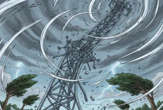 Tower Milik Pemkab Cianjur Roboh Diterjang Angin Kencang, Satu Orang Tewas