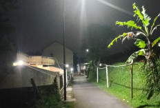 Dukung Program Cianjur Caang, Pemdes Sukamanah Pasang 108 Titik PJU di Jalan Desa