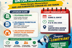 Bapenda Dekatkan Layanan Pajak Melalui Program Jemput Bola di Hari Jadi Cianjur ke-349