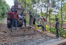 TMMD Cianjur Kebut Pengecoran Jalan, Pipanisasi hingga Rutilahu