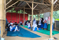 Tiga Tahun Pascagempa, Ratusan Siswa DTA di Cugenang Masih Belajar di Gubuk Bambu