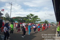 Gelar Senam dan Pameran UMKM, PAD Retribusi Pasar Ciranjang Lampaui Target