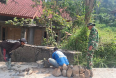 Satgas TMMD Kodim Cianjur Percepat Penyelesaian Pipanisasi, TPT, dan Rutilahu