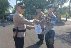 Polsek Mande Cianjur Apresiasi Anggota Pramuka Bantu Pengamanan Lebaran 1447 Hijriah