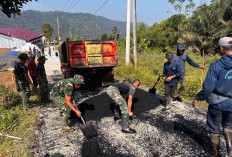 Hari Kedua TMMD Cianjur, Hotmix Jalan Capai 91 Persen