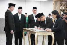 Lantik Kakanwil Jabar dan Kakanim Jakbar, Dirjen Imigrasi Dorong Transformasi Layanan