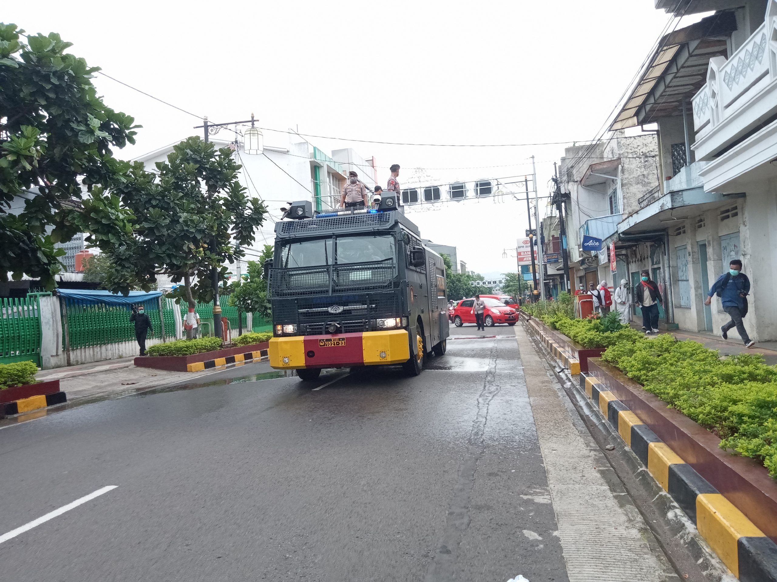 Usai Cianjur Kota, Besok Giliran Kawasan Cipanas Disemprot Disinfektan