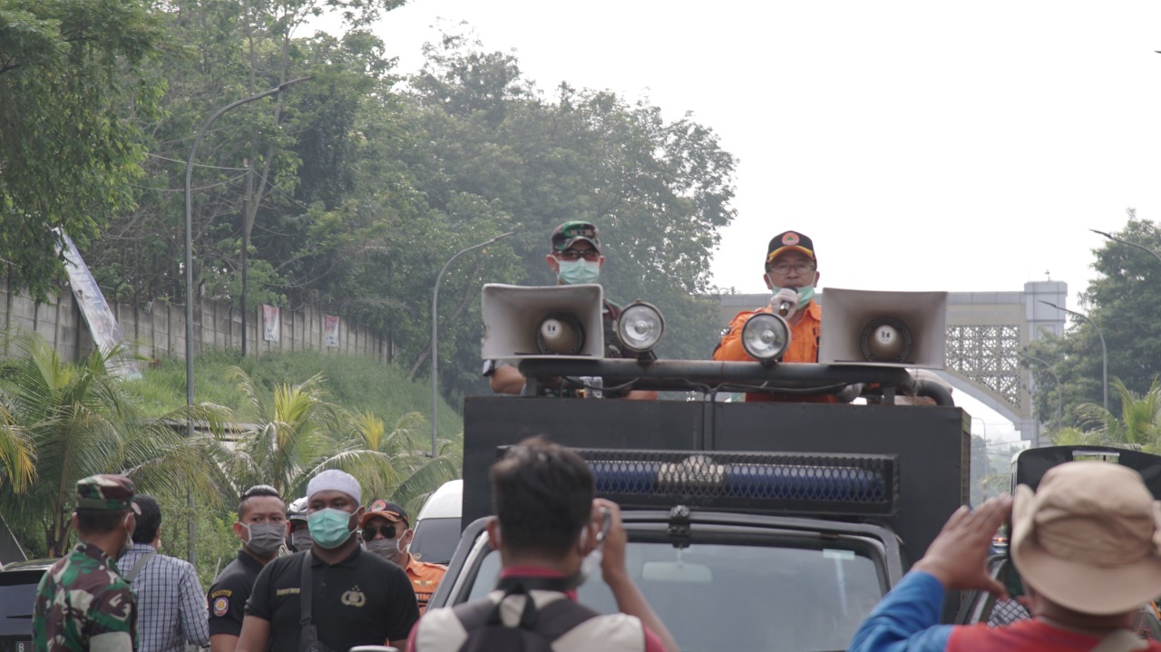 Plt Bupati Cianjur Kembali Lakukan Penyemprotan Disinfektan