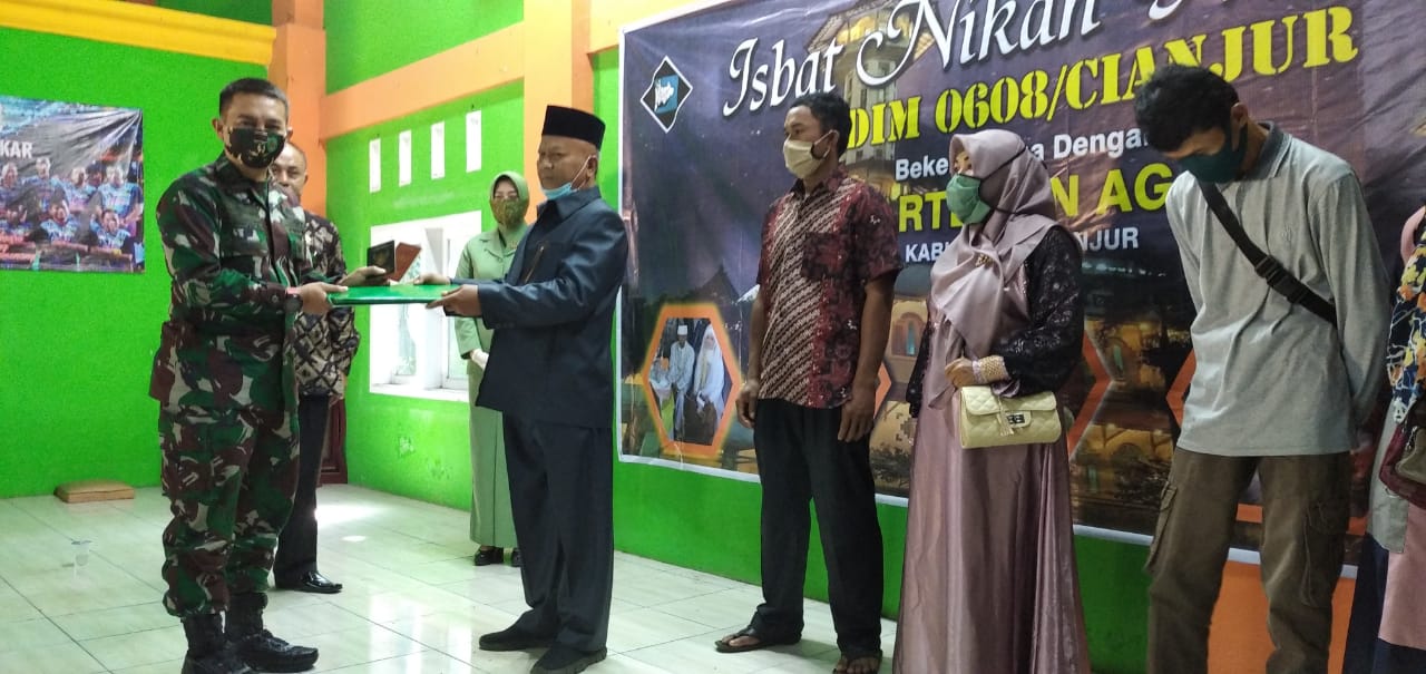 100 Pasutri di Cianjur Ikuti Isbat Nikah Massal