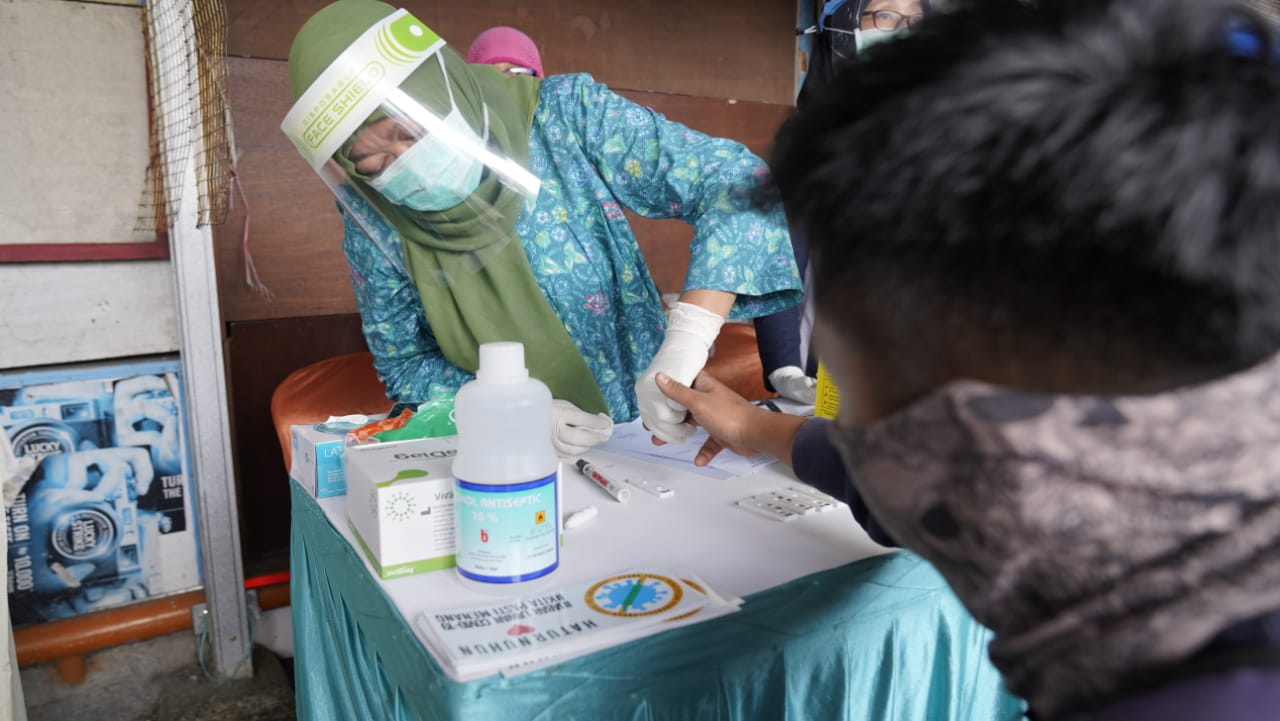 Rapid Test Masif di Puncak, 32 Orang Reaktif