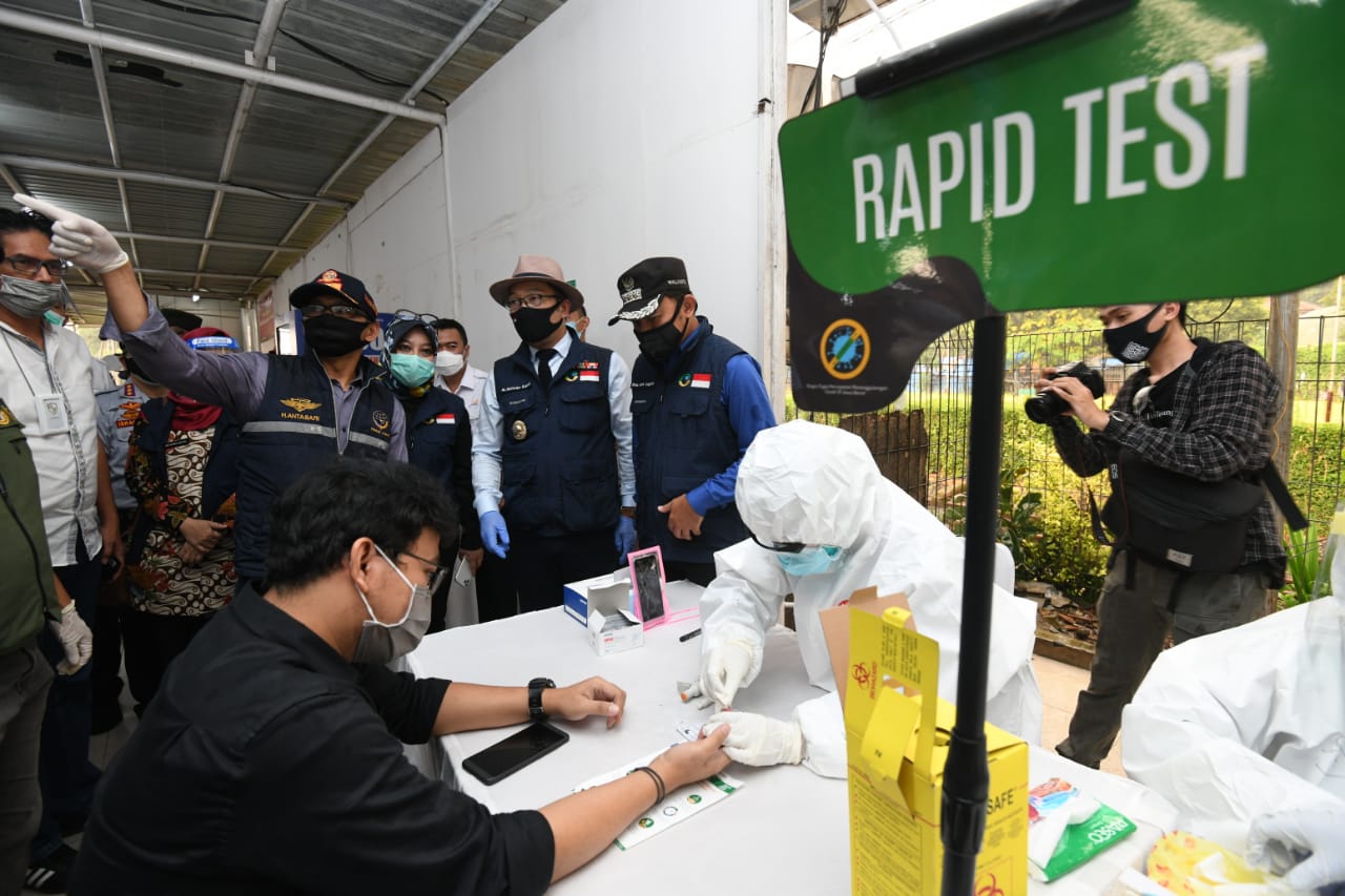 Pengguna KA di Bogor Banyak yang Reaktif Covid