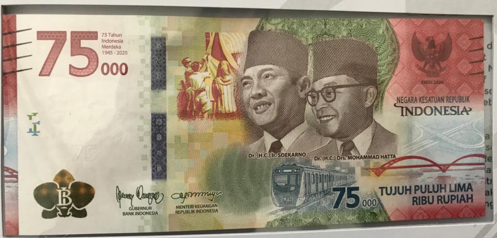 Hari Ini Bank Indonesia Luncurkan Uang Nominal 75 Ribu