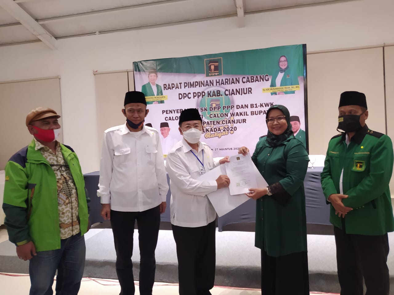 Serahkan B.1-KWK, Ade Yasin: Sangat Tepat Sekali PPP Dukung BHS-M