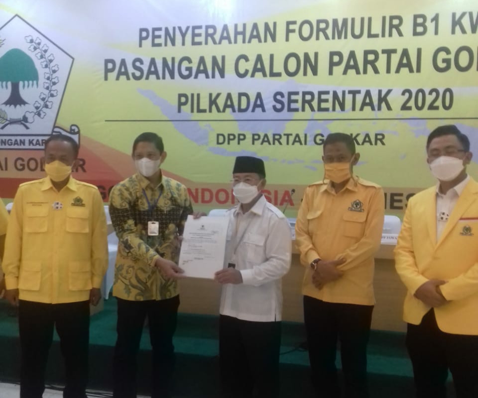 Kantongi B.1-KWK dari Golkar, BHS-M Bakal Daftar ke KPU Hari Jumat