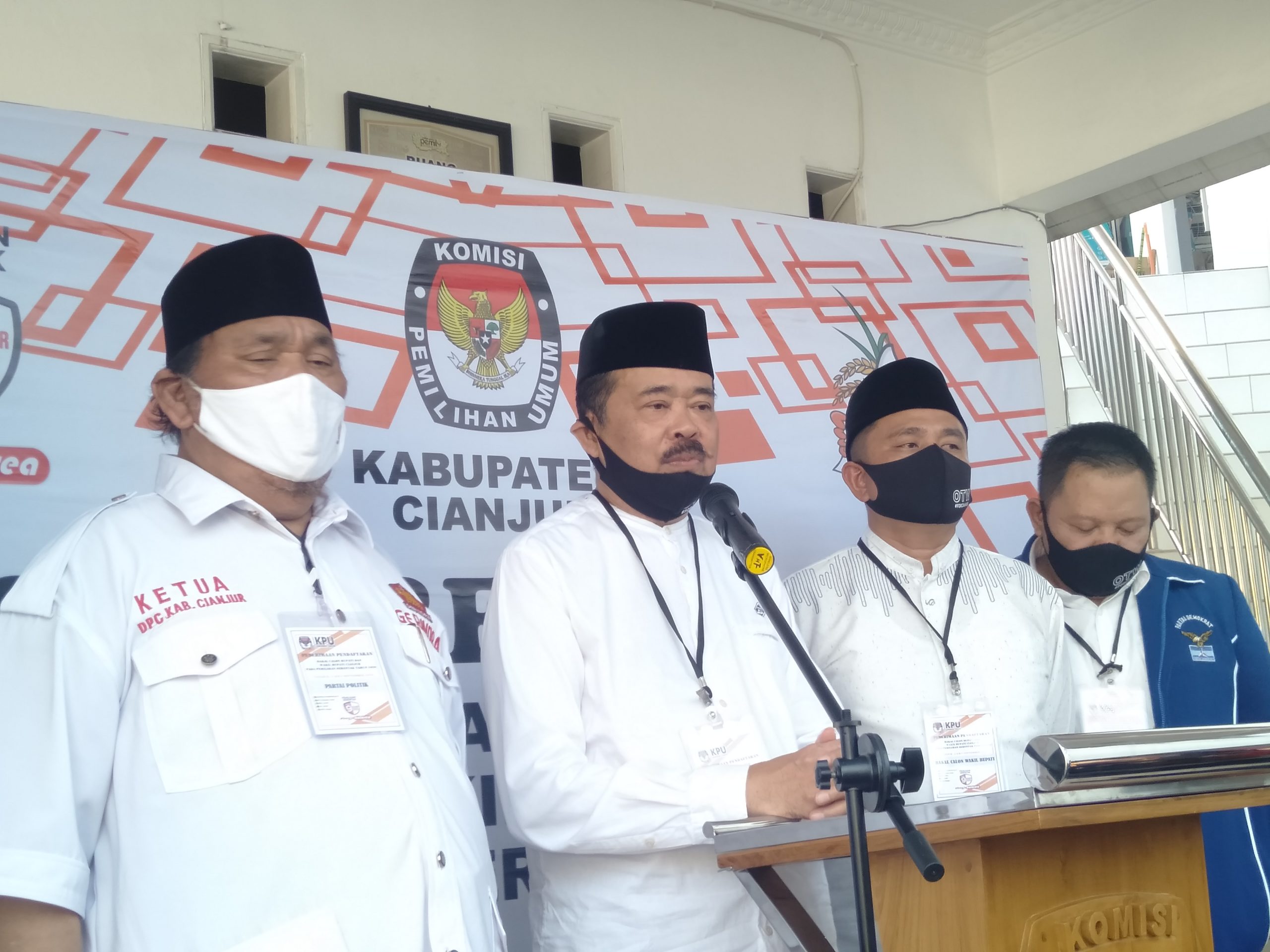 Daftar Terakhir ke KPU, OTW Fokus Tingkatkan IPM Cianjur