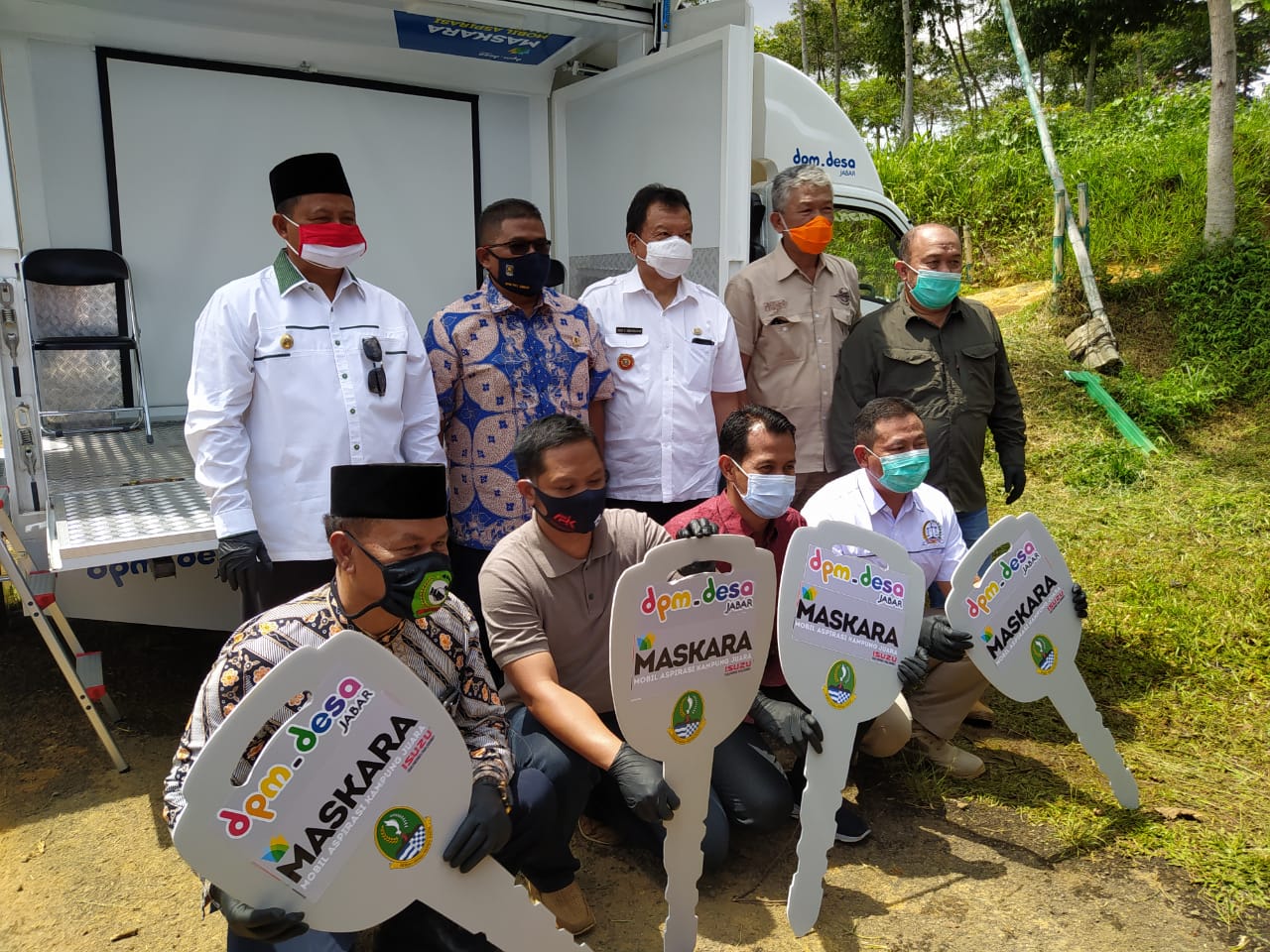 Empat Desa di Cianjur Dapat Bantuan Mobil Maskara