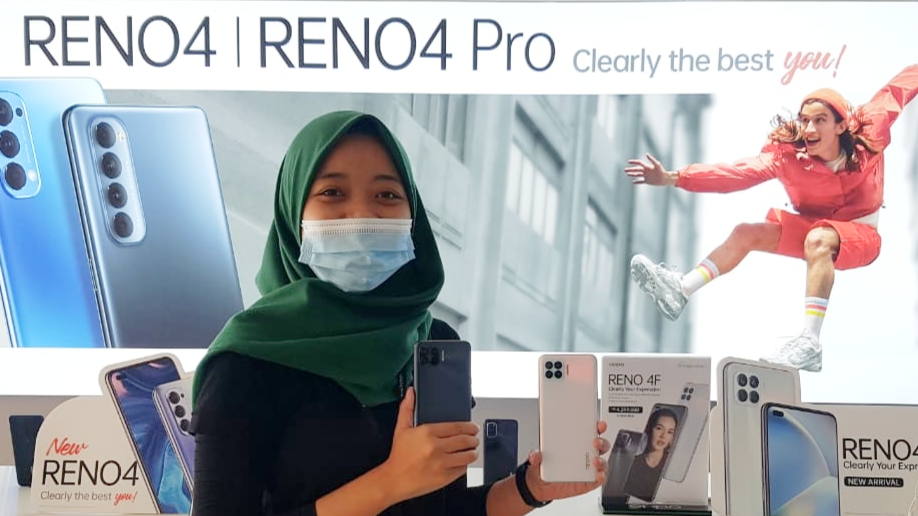 Oppo Reno 4F Hadir di Pribadi Cellular, Cek Harga dan Fiturnya