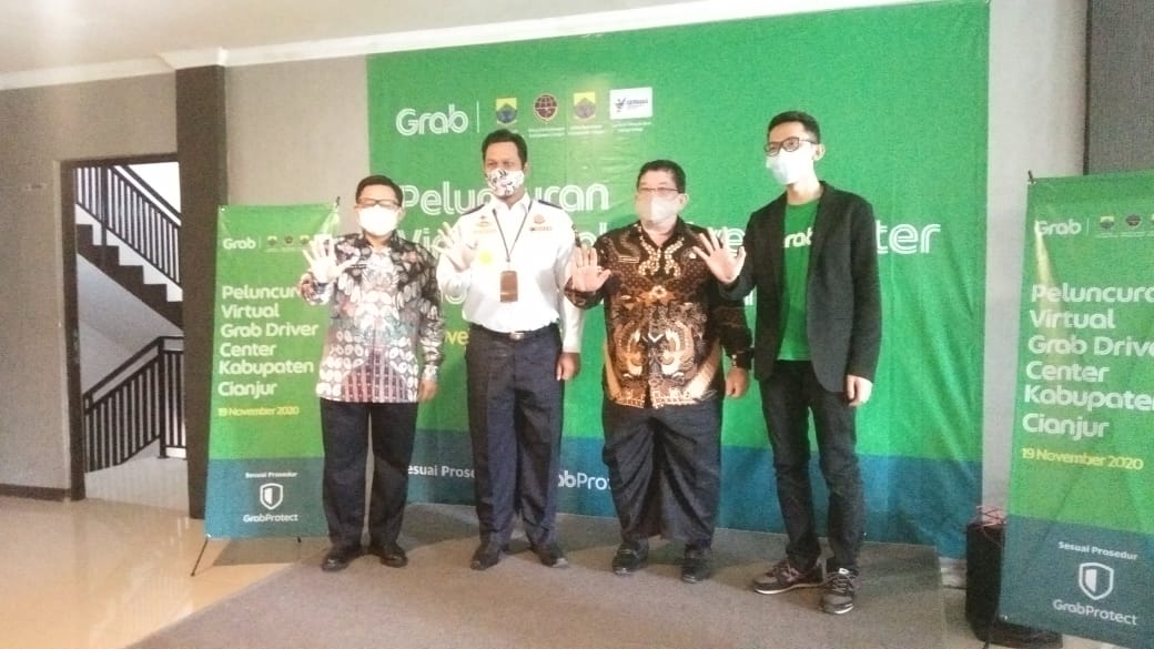 Pandemi Covid-19, Grab Luncurkan Layanan Virtual Grab Driver Centre di Cianjur