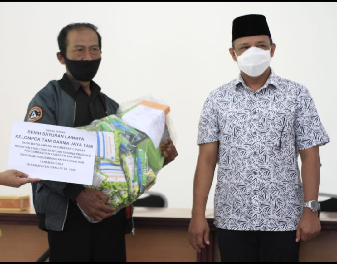 40 Kelompok Tani di Cianjur Dapat Bantuan Paket Benih Hortikultura