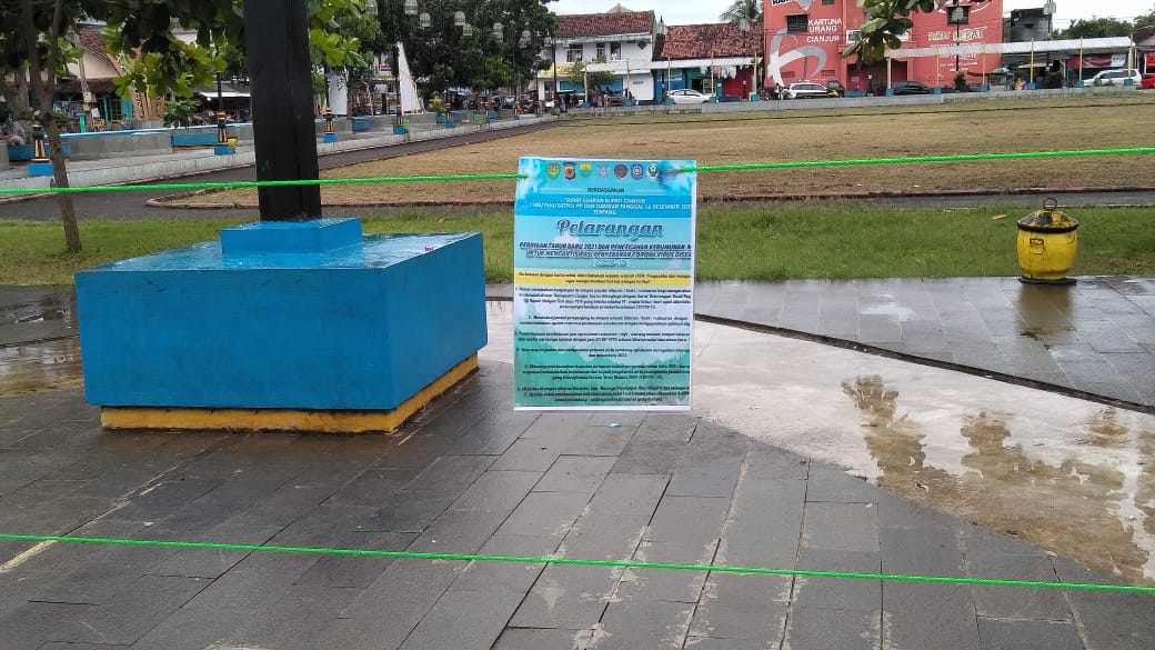 Tahun Baru, Alun-Alun dan Objek Wisata Pantai di Sindabarang Cianjur Ditutup