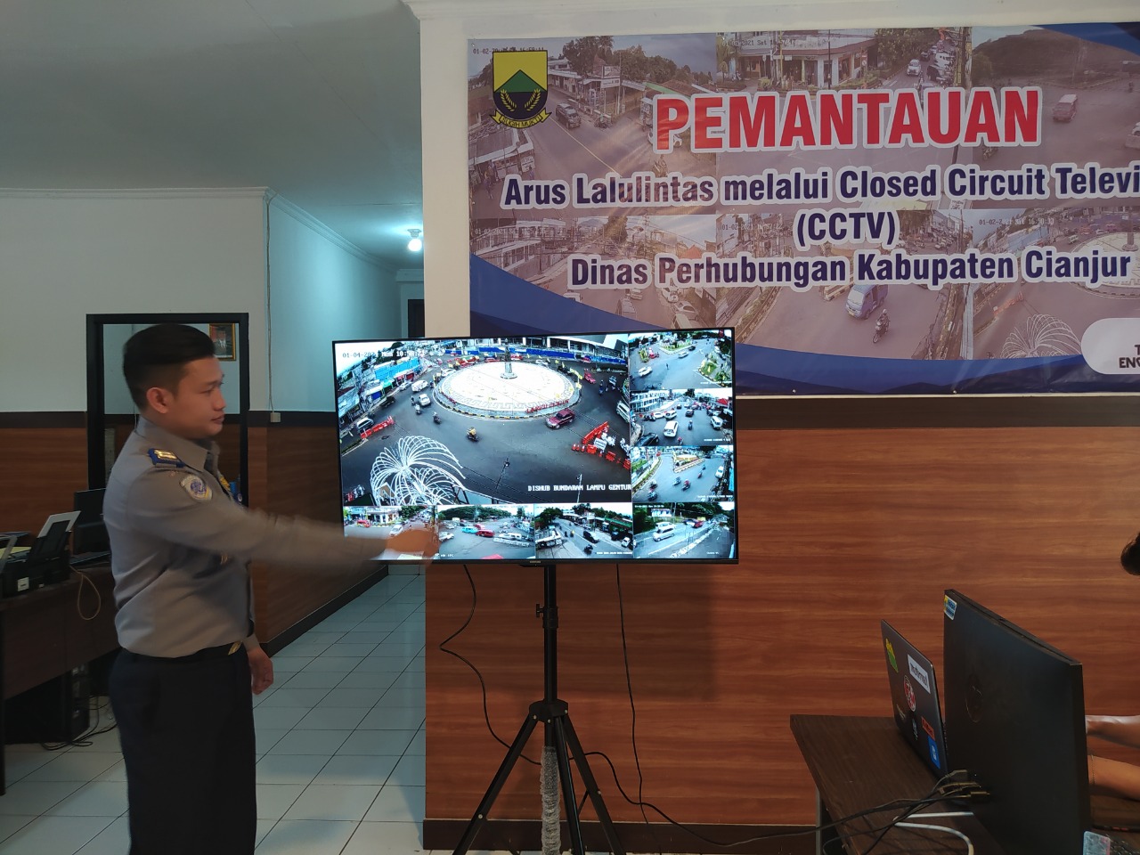 Pantau Lalin, Dishub Cianjur Pasang 8 CCTV, Ini Titiknya