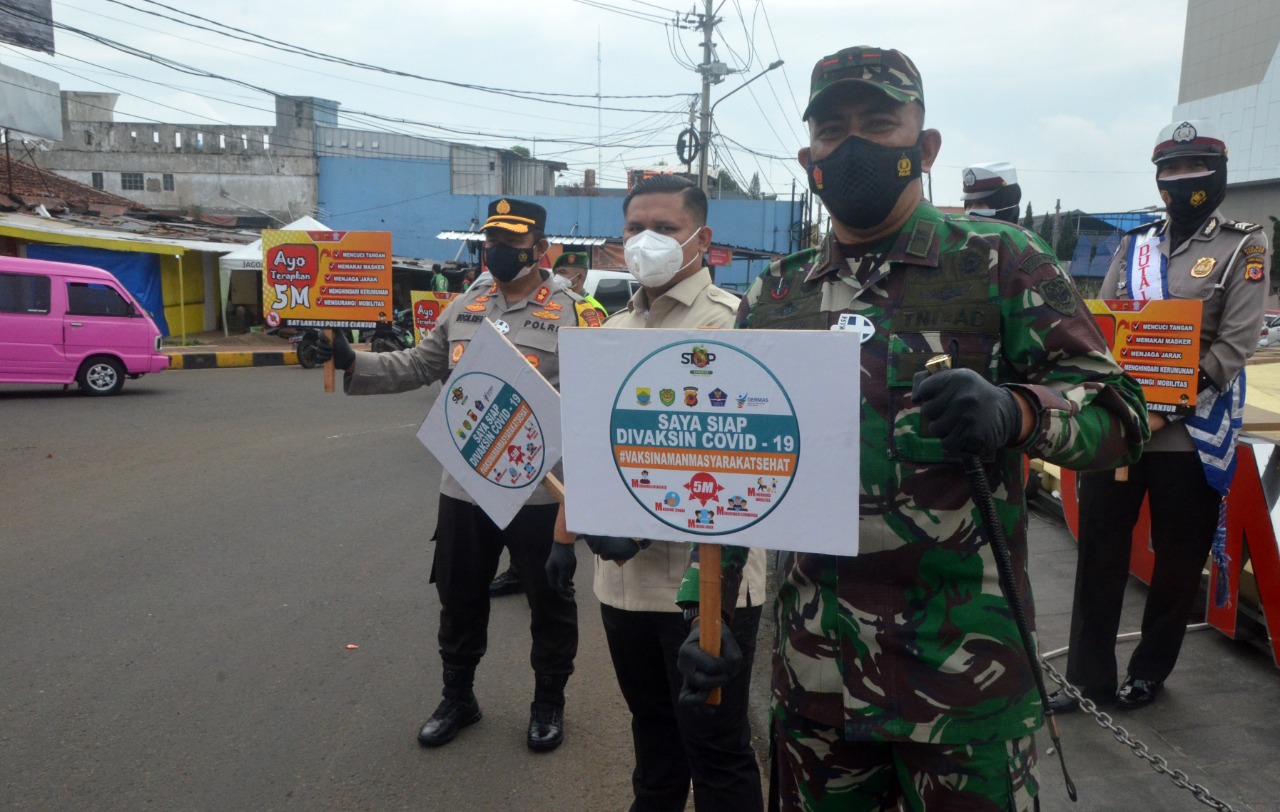 Dandim 0608/Cianjur Imbau Masyarakat Tidak Perlu Takut Divaksin Covid-19