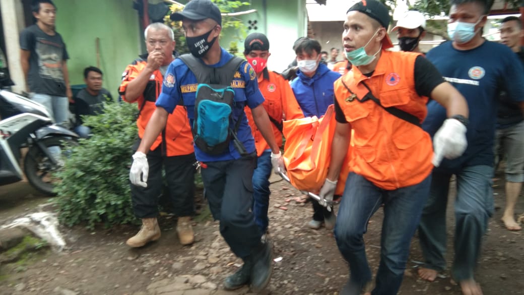 Santri Asal Bogor Hanyut Terseret Arus Sungai di Sukaluyu Cianjur Ditemukan Meninggal Dunia