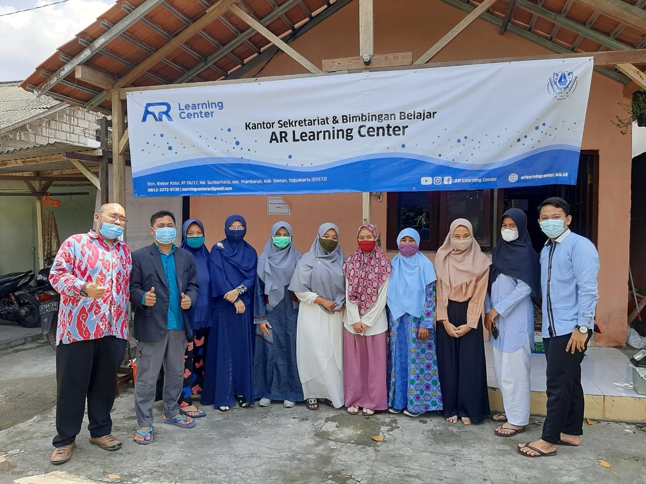 AR Learning Center-Taklim Jurnalistik Resmikan Kantor Sekretariat di Sleman Yogyakarta