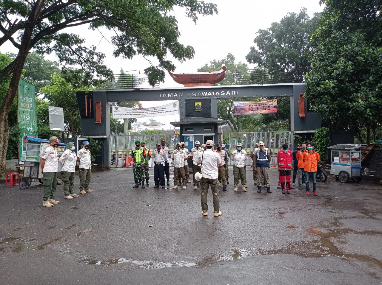 Satpol PP Cianjur Tutup Akses Masuk Taman Prawatasari Setiap Sabtu-Minggu