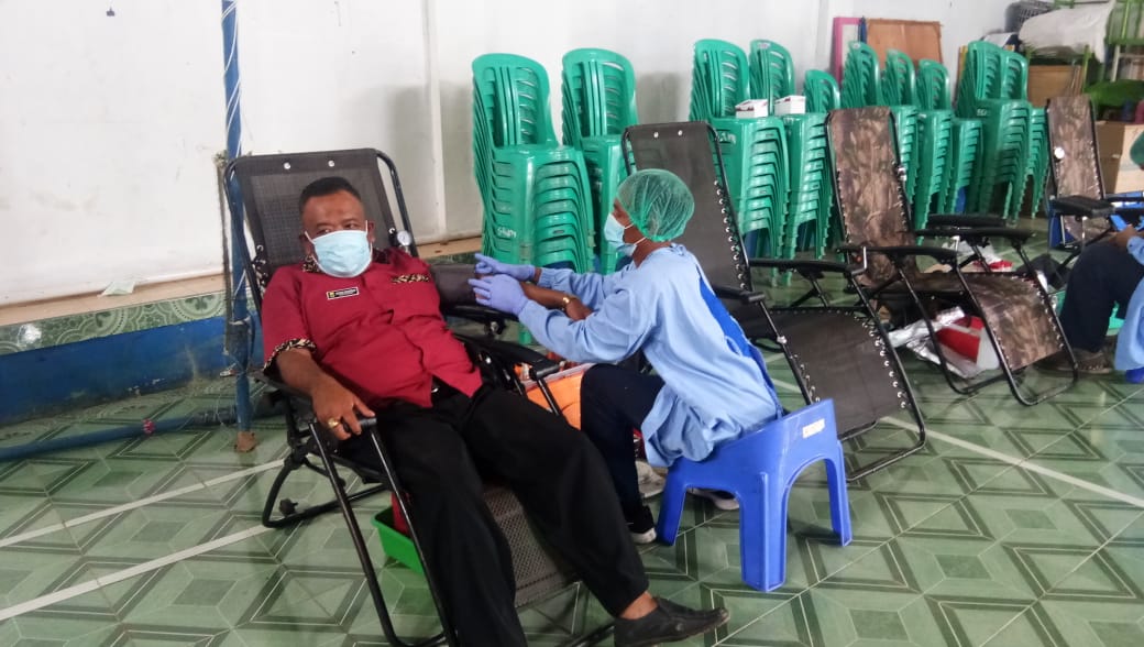 Ketersediaan Darah Terbatas, Desa Girimukti Campaka Cianjur Gelar Donor Darah