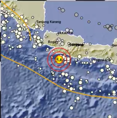 Gempa M 5,6 Guncang Sukabumi, Getarannya Terasa Sampai Cianjur