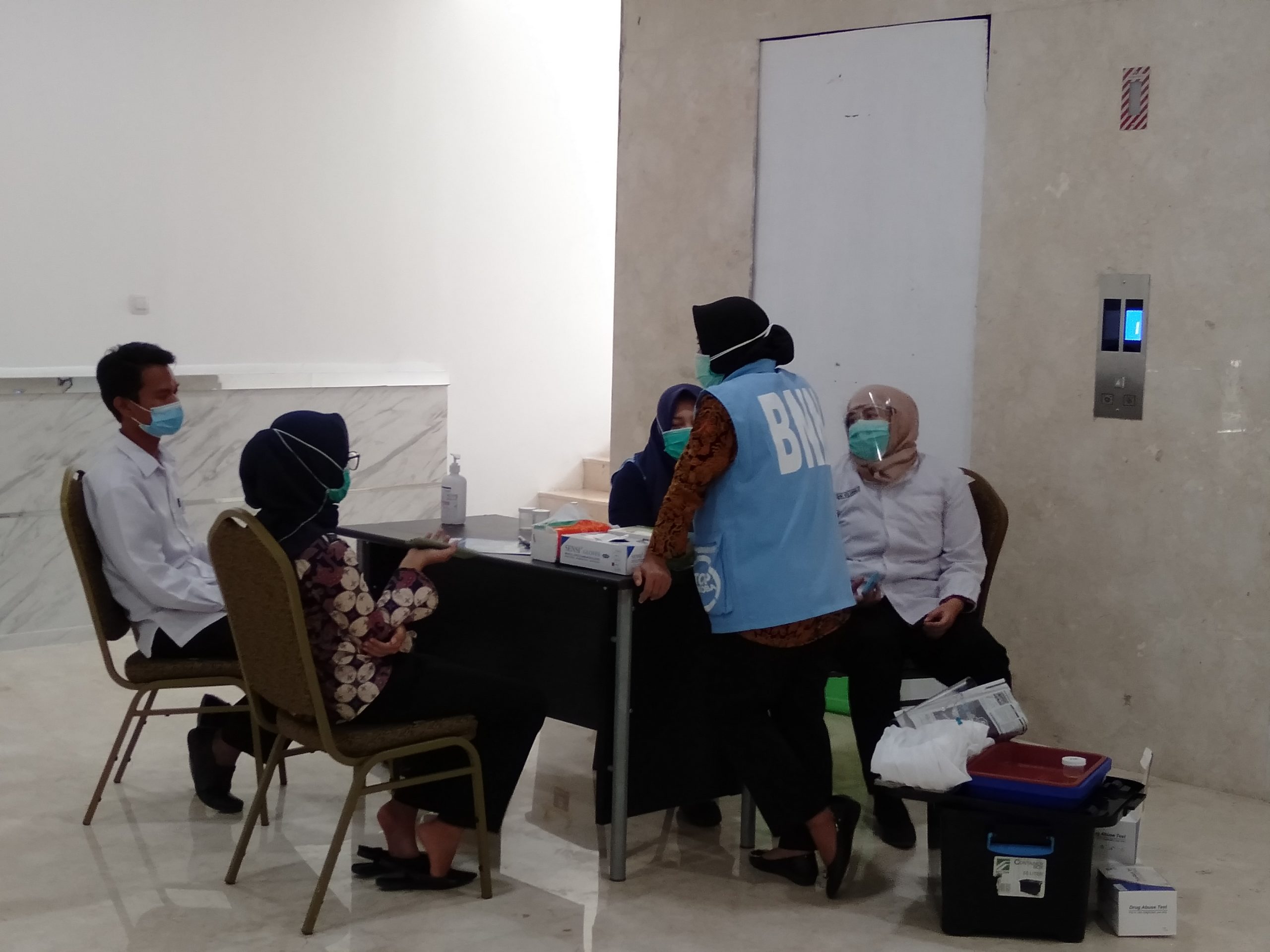 BNNK Mendadak Tes Urine Ratusan ASN di Setda Cianjur