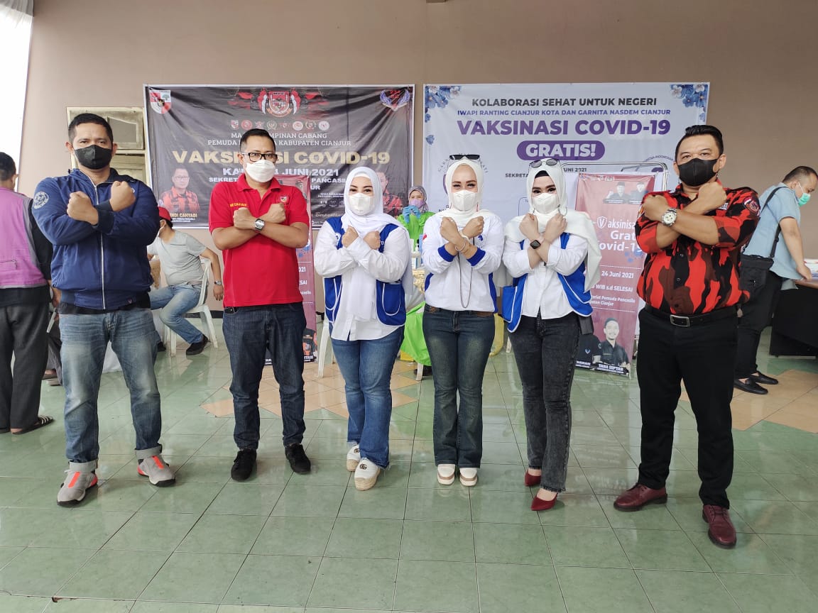 Pemuda Pancasila Cianjur Gelar Vaksinasi Covid-19