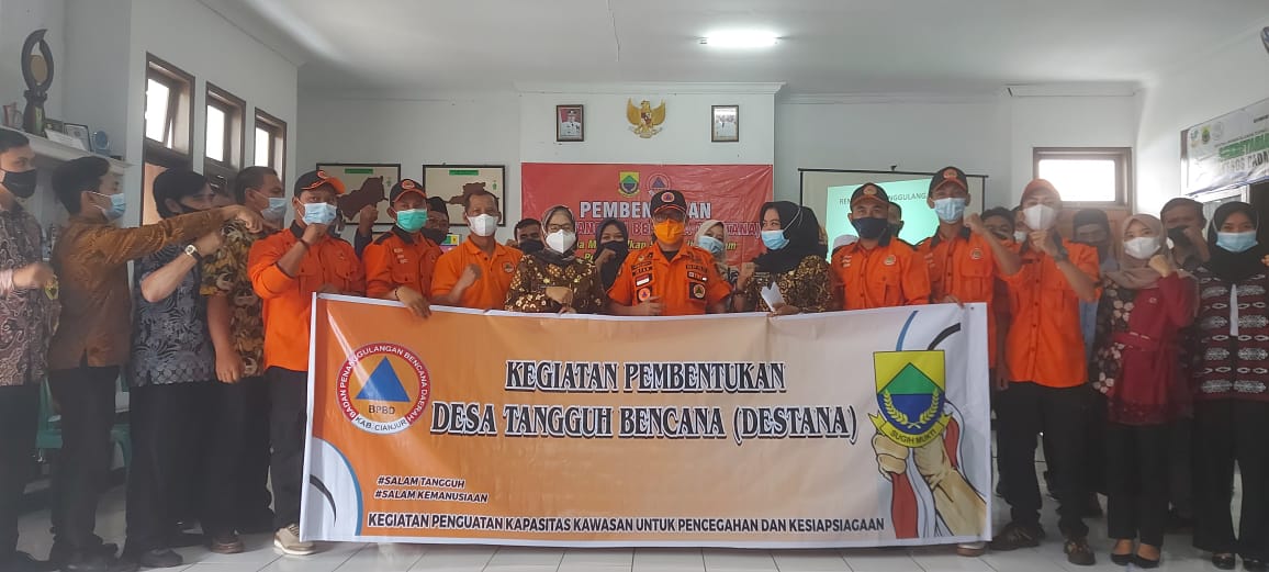 BPBD Cianjur Bentuk Tiga Destana, Ini Fungsinya