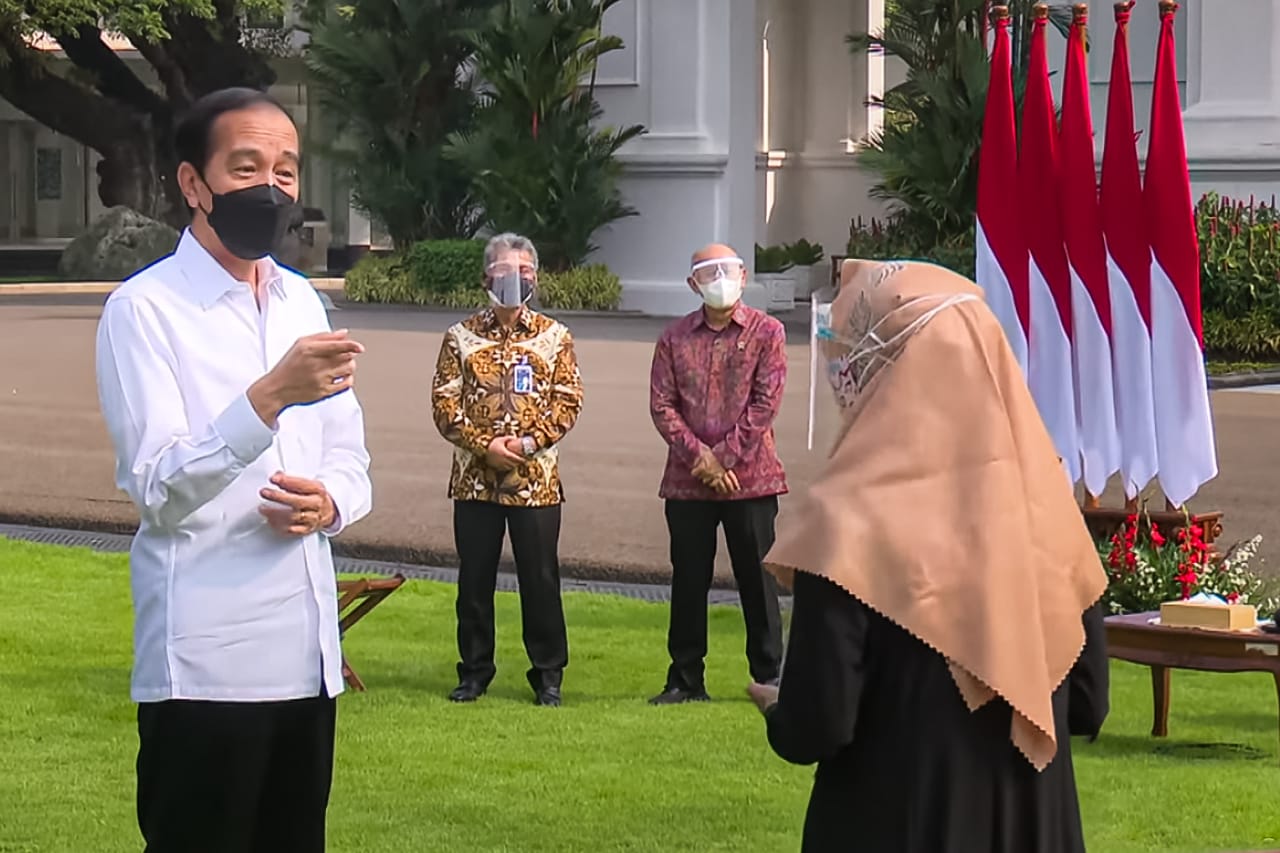 Dampingi Presiden Salurkan BPUM, Dirut BRI Ungkap Strategi Optimalkan Penyaluran BPUM 2021