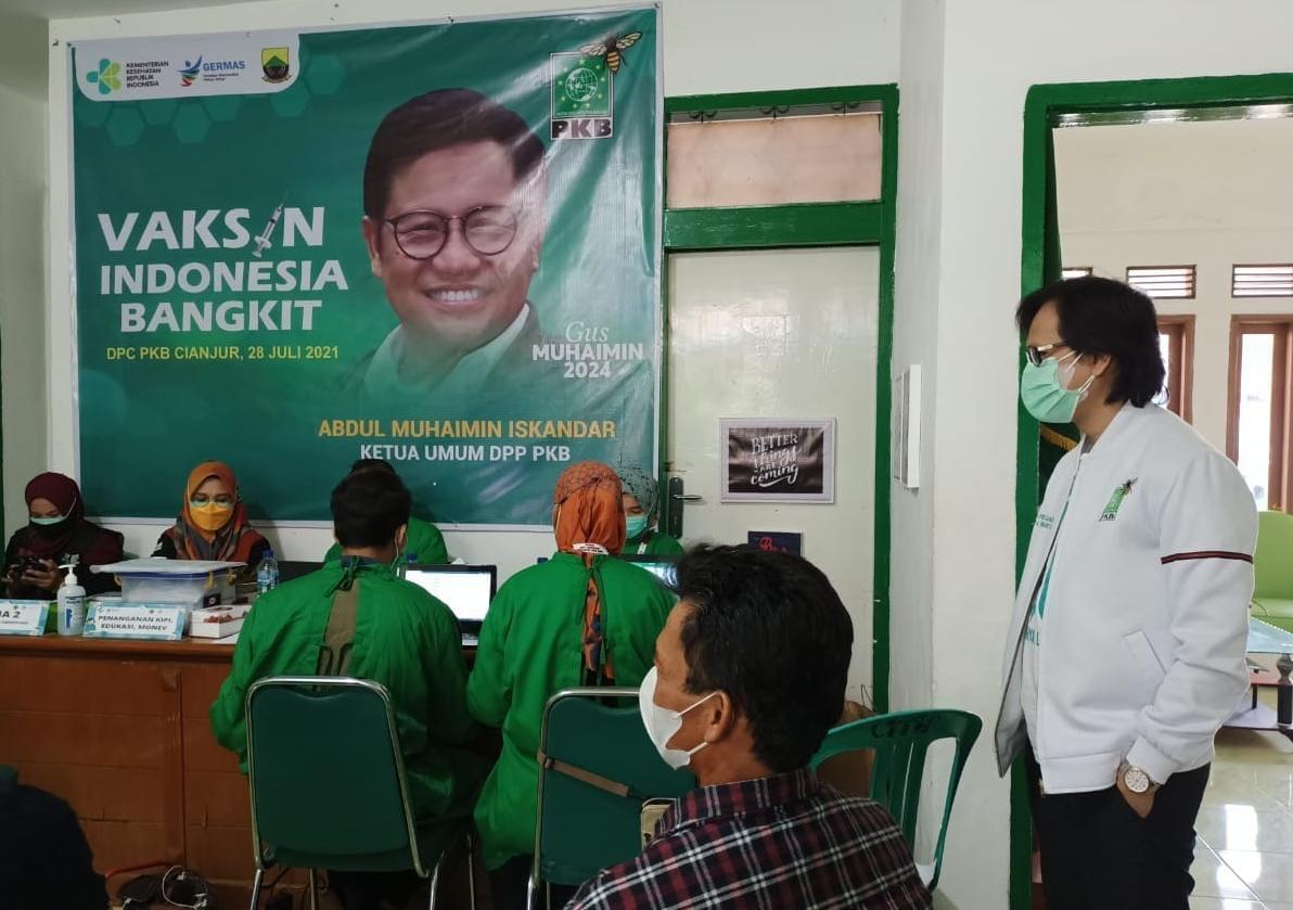 PKB Cianjur Gelar Vaksinasi Covid-19, Kang Lepi: Sebagai Bentuk Ikhtiar