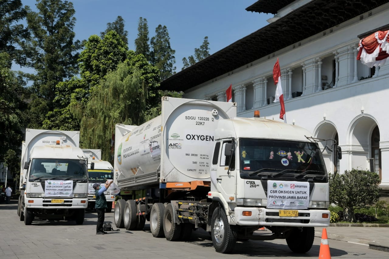 Jawa Barat Dapat Bantuan Empat ISO Tank dari Sumsel